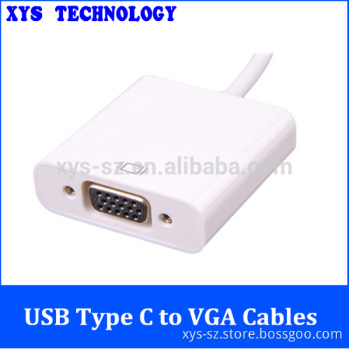 Factory Sale USB Type C to VGA Cables USB3.1 type C Cables USB3.1 Type C Adaptor for MAC Book